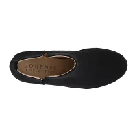 Journee Collection Womens Mylee-Wd Wedge Heel Booties Wide Width