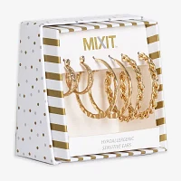 Mixit Hypoallergenic Hoop Pair Earring Set