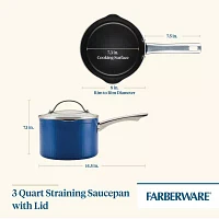Farberware Style 3-qt Non-Stick Sauce Pan with Lid