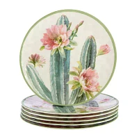 Certified International Desert Beauty 6-pc. Melamine Dinner Plate