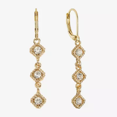 Monet Jewelry Glass Drop Earrings