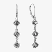 Monet Jewelry Glass Drop Earrings