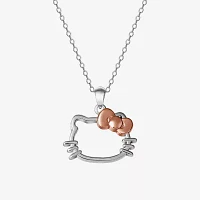 Girls Sterling Silver Hello Kitty Pendant Necklace