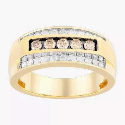 Mens / CT. T.W. Natural Diamond 10K Gold Fashion Ring
