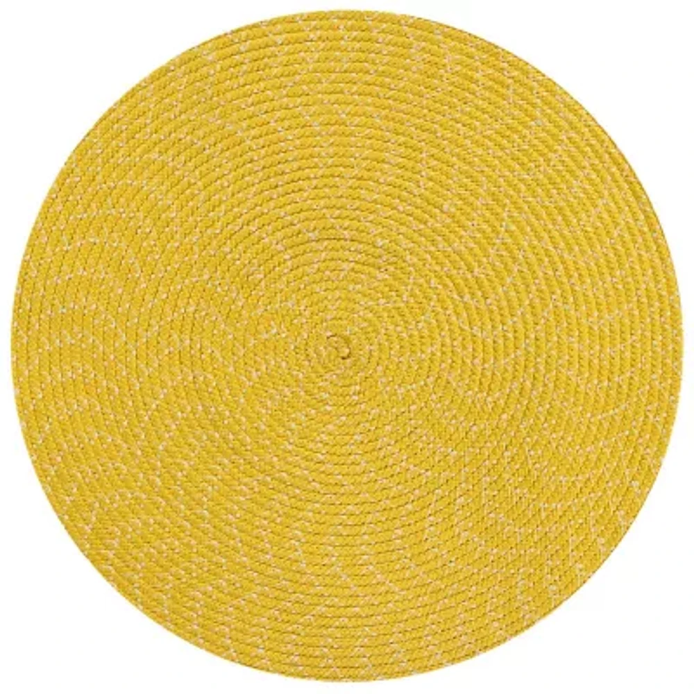 Better Trends Sunsplash Braided Reversible Indoor Outdoor Round Area Rug