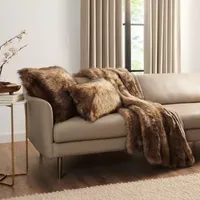 Fieldcrest Faux Fur Midweight Throw