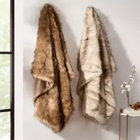 Fieldcrest Faux Fur Midweight Throw