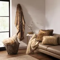 Fieldcrest Faux Fur Midweight Throw