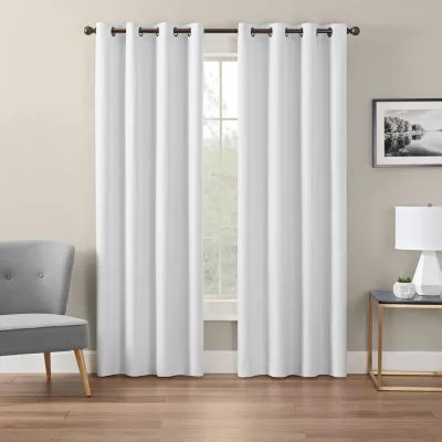 Eclipse Andes Energy Saving 100% Blackout Grommet Top Curtain Panel