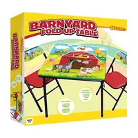 Gener8 Gener8 Barnyard Table & Chairs 3-pc. Kids Table + Chairs