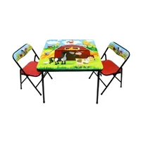 Gener8 Gener8 Barnyard Table & Chairs 3-pc. Kids Table + Chairs