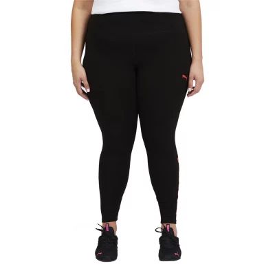 PUMA Essentials Womens High Rise 7/8 Ankle Leggings Plus