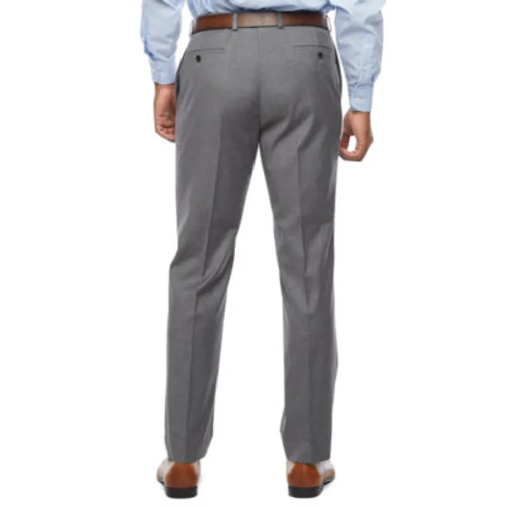 Van Heusen Cool Flex Mens Stretch Fabric Slim Fit Flat Front Suit Pants