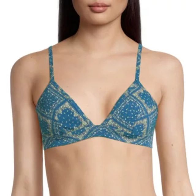 Arizona Body Organic Cotton V Neck Bralette - JCPenney