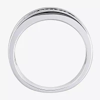 Mens 1/10 CT.T.W. Natural Diamond Wedding Band