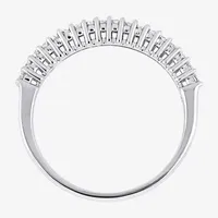 2MM 1/ CT. T.W. Mined White Diamond Sterling Silver Wedding Band