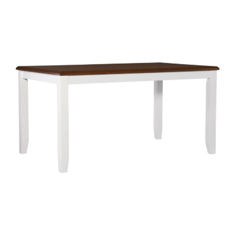 Janisse Rectangular Wood-Top Dining Table