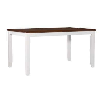 Janisse Rectangular Wood-Top Dining Table