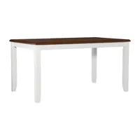 Janisse Rectangular Wood-Top Dining Table