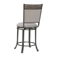 Firview Counter Height Upholstered Swivel Bar Stool