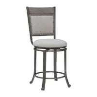 Firview Counter Height Upholstered Swivel Bar Stool