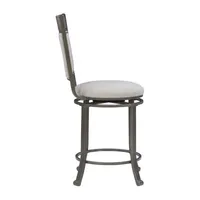 Firview Counter Height Upholstered Swivel Bar Stool