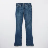 a.n.a-Tall Womens Mid Rise Slim Fit Bootcut Jean