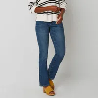 a.n.a-Tall Womens Mid Rise Slim Fit Bootcut Jean