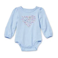 Okie Dokie Baby Girls Long Sleeve Bodysuit