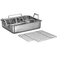 Tramontina® Gourmet 16½" Stainless Steel Deep Roasting Pan