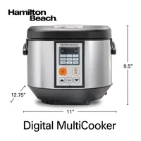 Hamilton Beach® 4.5 Quart Digital Multicooker