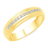 1/ CT. T.W. Natural Diamond 10K Gold Band