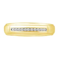 1/8 CT. T.W. Natural Diamond 10K Gold Band