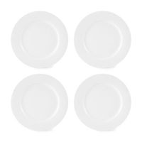 Home Expressions Porcelain Rim 4-pc. Dinner Plates