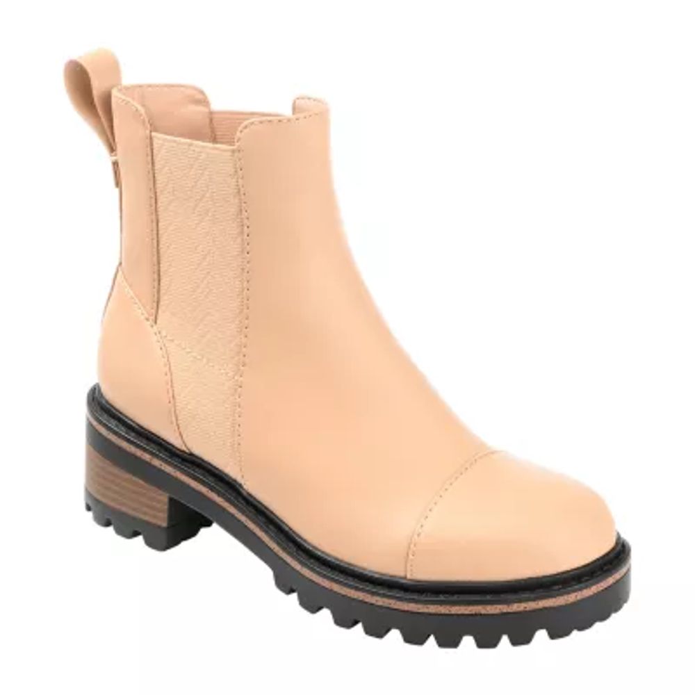 Journee Collection Womens Mirette Stacked Heel Booties