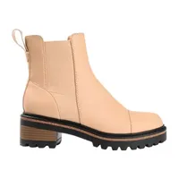 Journee Collection Womens Mirette Stacked Heel Booties