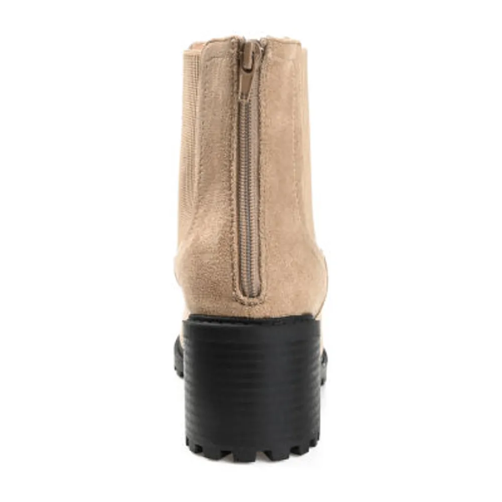 Journee Collection Womens Jentry Stacked Heel Booties