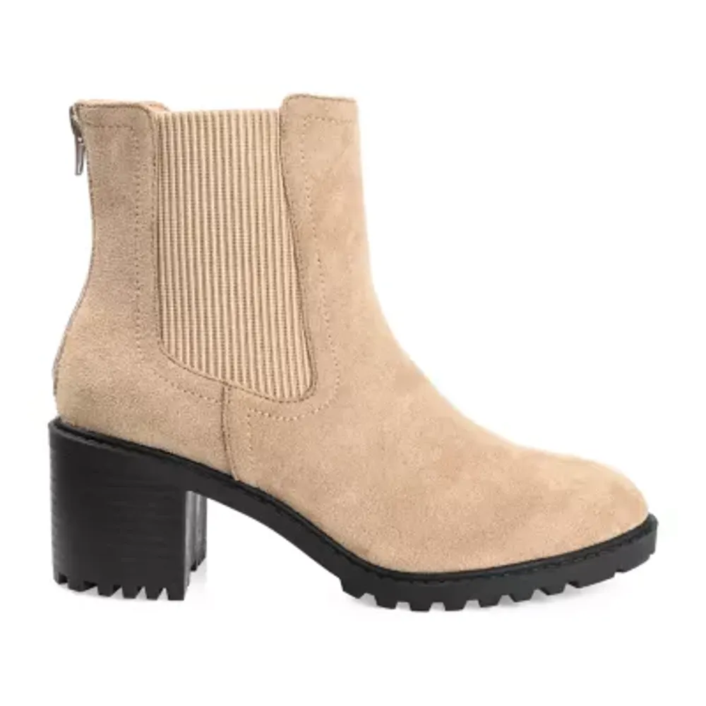 Journee Collection Womens Jentry Stacked Heel Booties