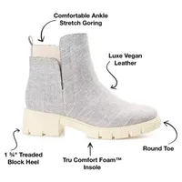 Journee Collection Womens Jeeva Block Heel Booties