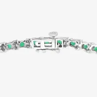Effy 1/5 CT. T.W. Diamond & Genuine Gemstone Sterling Silver Tennis Bracelet
