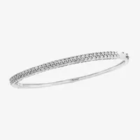 Effy  1/3 CT. T.W. Natural Diamond Sterling Silver Bangle Bracelet