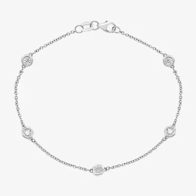 Effy  14K White Gold 7 Inch Solid Cable Chain Bracelet