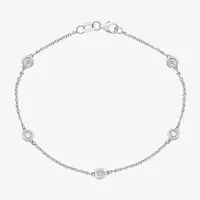 Effy  14K White Gold 7 Inch Solid Cable Chain Bracelet