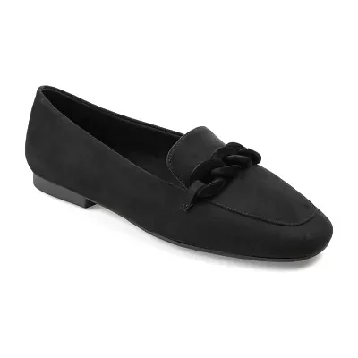 Journee Collection Womens Cordell Square Toe Loafers