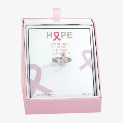 Sparkle Allure Breast Cancer Awareness Stainless Steel Band