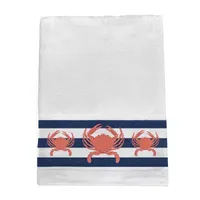Laural Home Crab Stripe Bath Towel