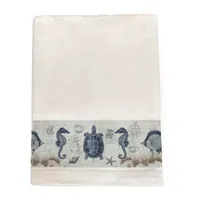 Laural Home Seaside Postcard Bath Towel