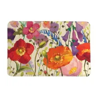 Laural Home Couleur Printemps Memory Foam Bath Rug