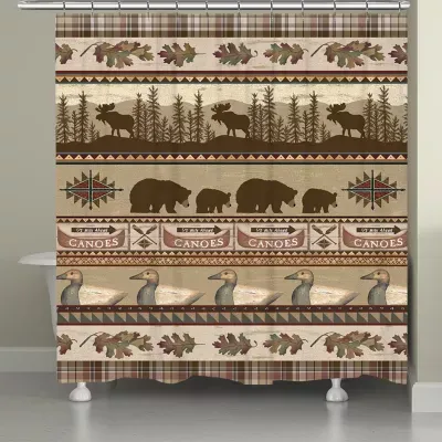 Laural Home Lodge Look Shower Curtain