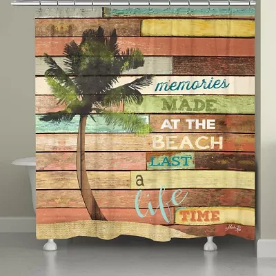 Laural Home Beach Memories Shower Curtains